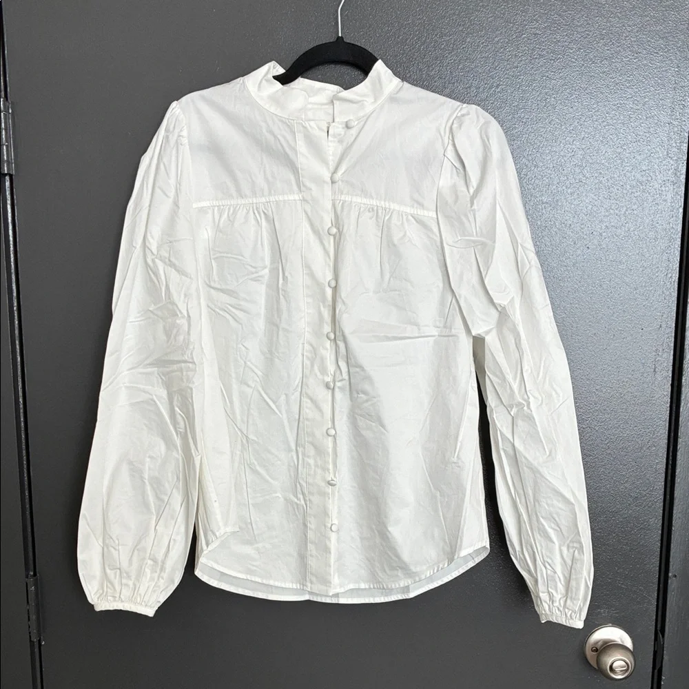 Like New Mint Velvet White Blouse Sz S - Picture 2 of 6